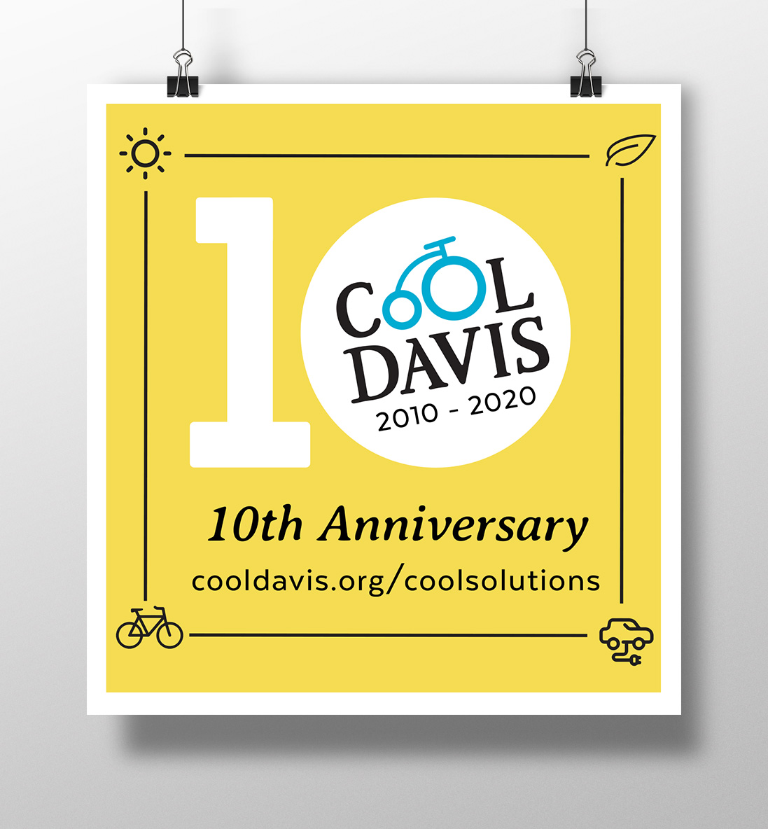 Cool Davis 10th Anniversery Logo