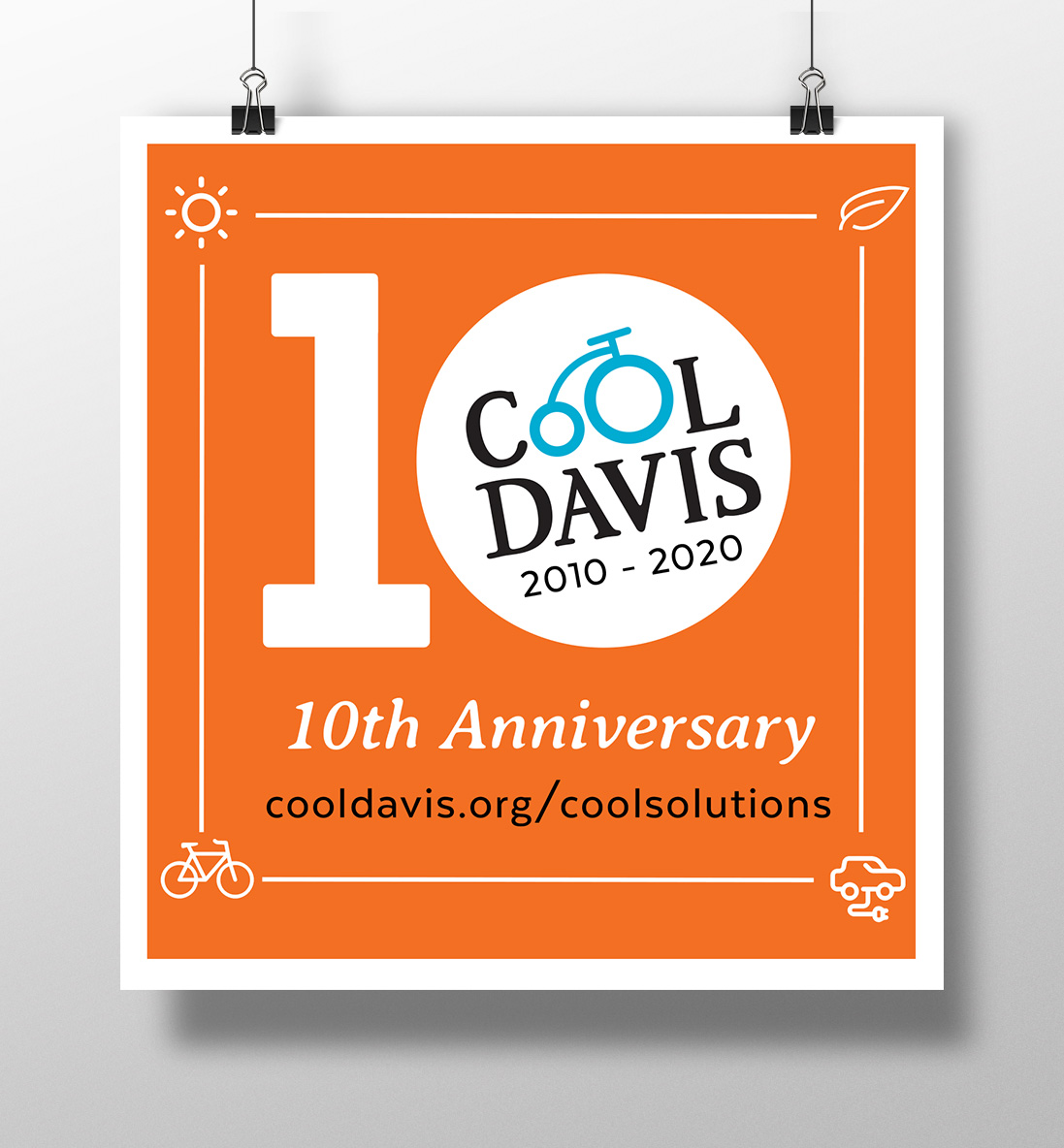 Cool Davis 10th Anniversery Logo